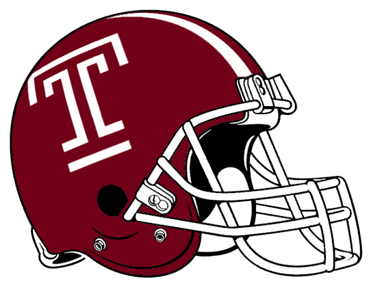 Temple Owls 1989-Pres Helmet Logo 01 vinyl decal